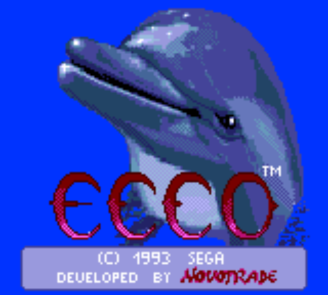 Ecco the Dolphin  (prototype) Title Screen